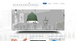 Desktop Screenshot of alharamainhajj.com